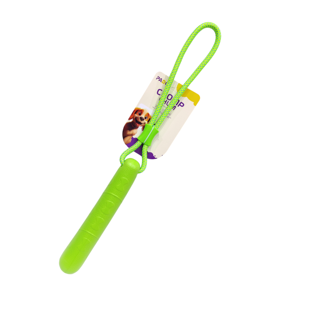 Pado Chomp Chum Straight With Rope EVA Toy-Green 25cm | SMBG B2B Website